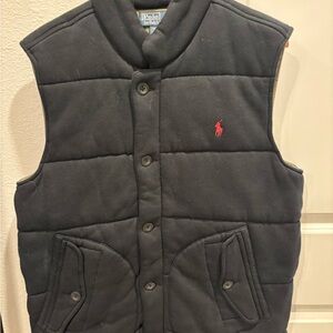 Polo by Ralph Lauren Black Quilted Puffer Vest
